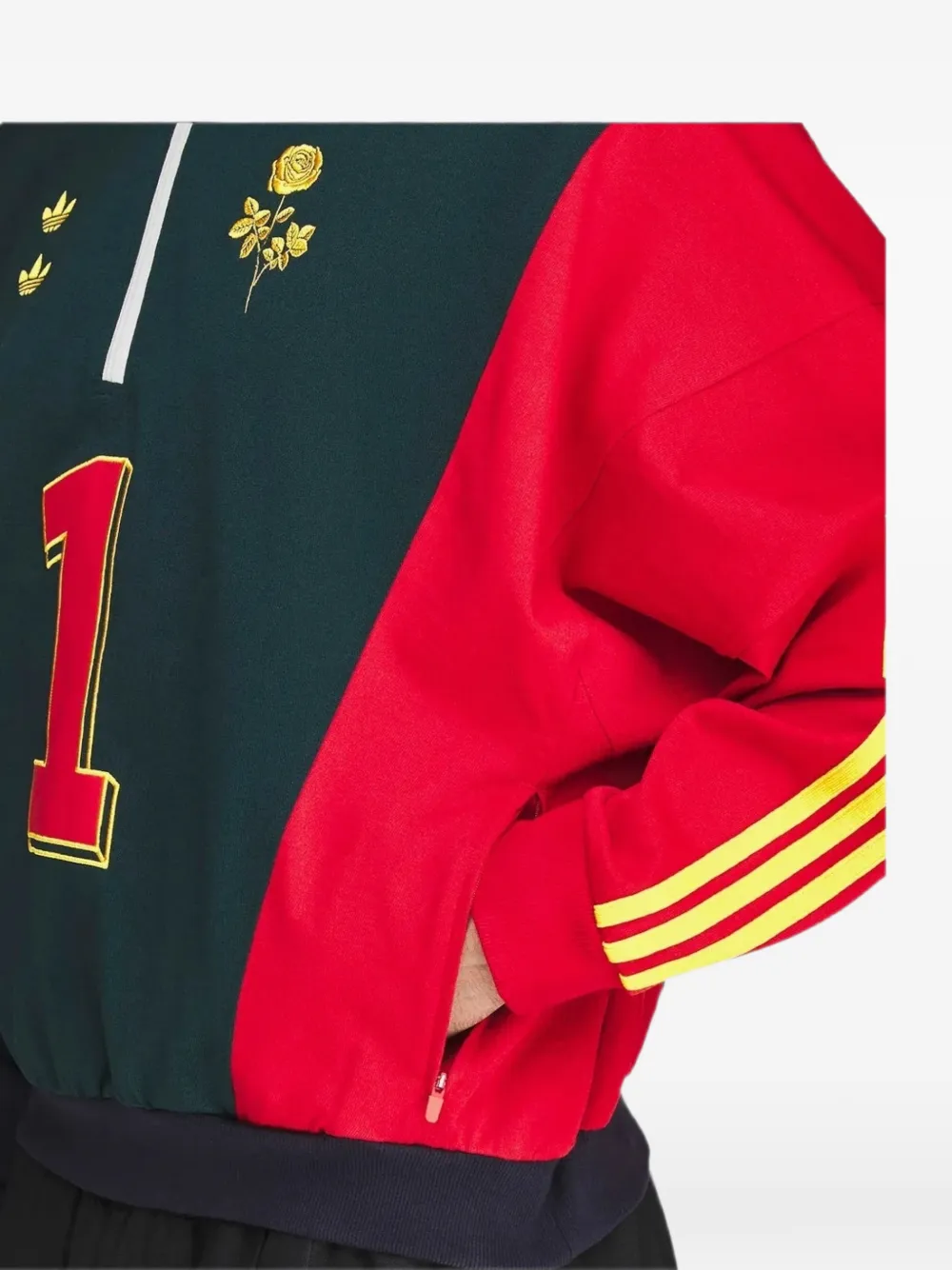 adidas x Chavarria Watsonville quarter-zip sweatshirt Groen