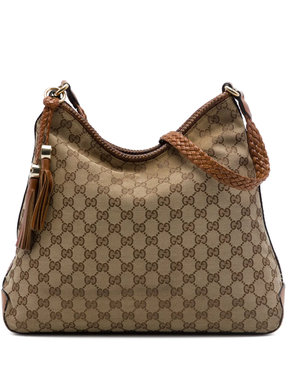 Gucci Pre-Owned 2016-2026 Marrakech Schultertasche aus GG Canvas - Nude