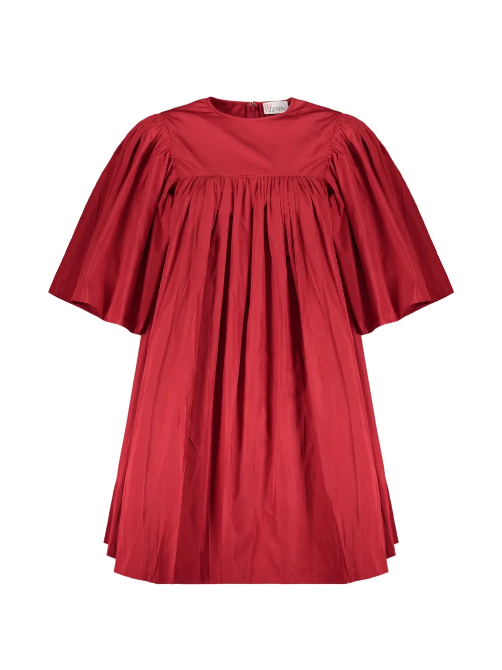 RED Valentino pleated-design dress - Rosso