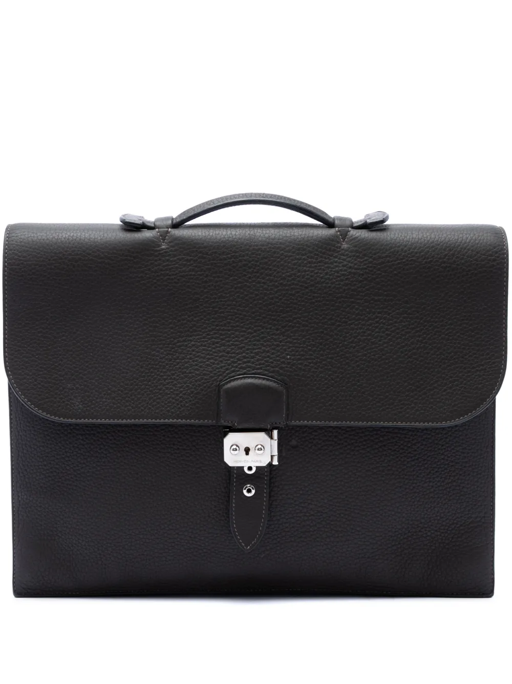 Hermès Pre-Owned 2010 Togo Sac a Depeches Aktentasche 38cm - Braun