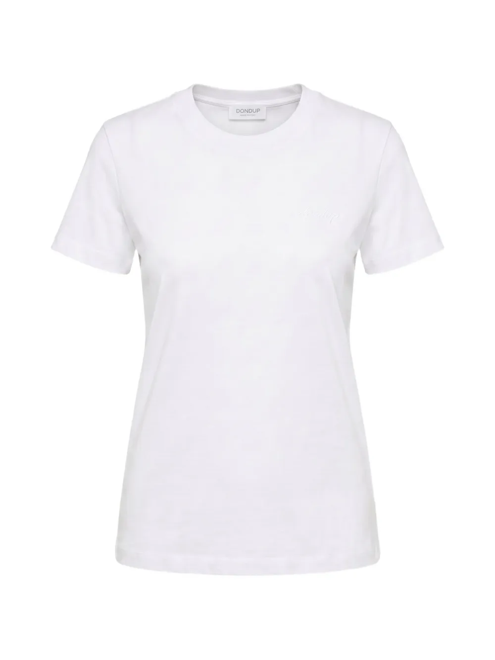 DONDUP T-Shirt mit rundem Ausschnitt - Weiß