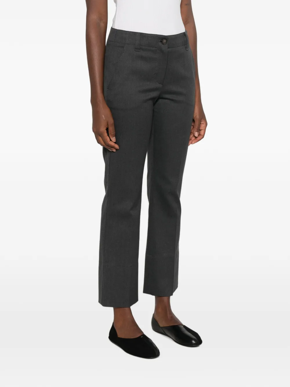 Brunello Cucinelli Flared broek Grijs
