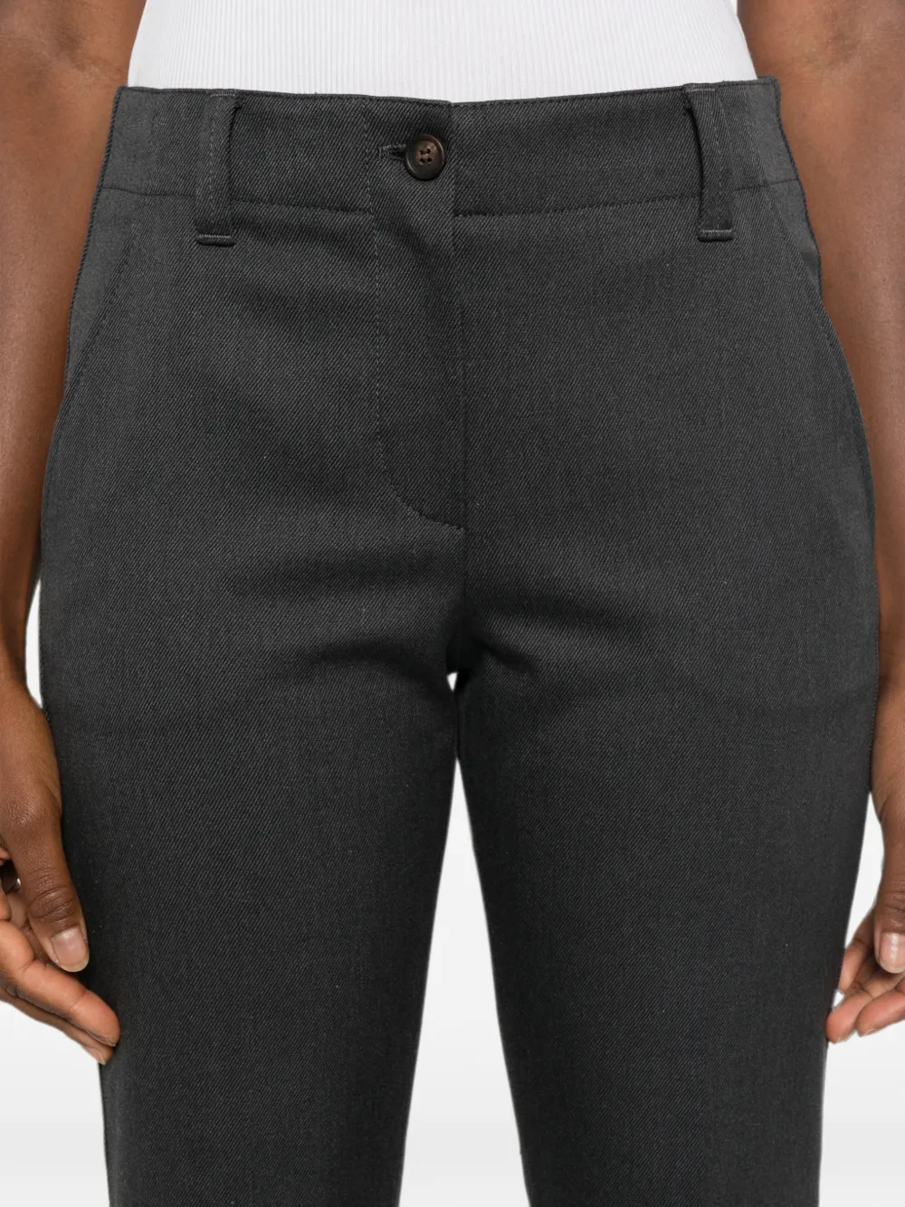 Brunello Cucinelli Flared broek Grijs