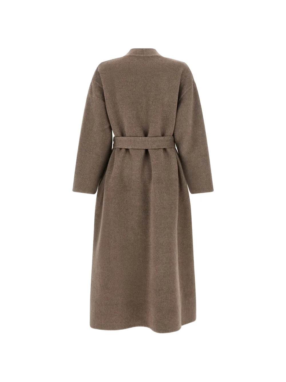 Co Belted Robe-style Coat in Brown, view 2