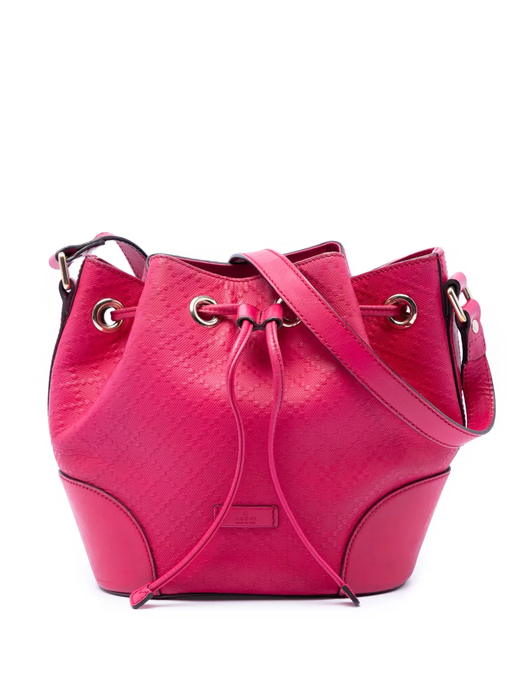 Gucci Pre-Owned 2016-2026 Diamante Bright Beuteltasche aus Leder - Rosa