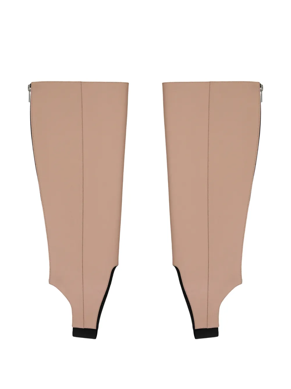 Cédric Charlier zip-fastening stirrup socks - Toni neutri