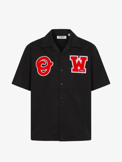 Off-White camisa con logo estampado