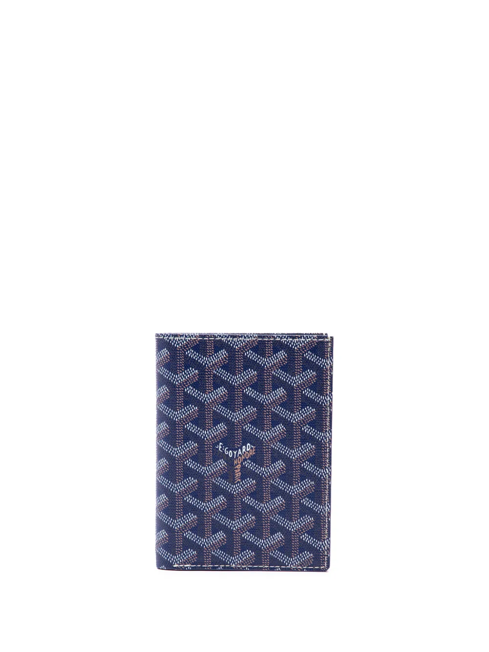 Goyard Pre-Owned Custodia passaporto Grenelle in tela Goyardine 2011 - Blu
