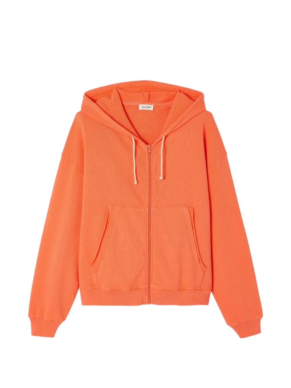 American Vintage Ungesäumte Kapuzenjacke - Orange
