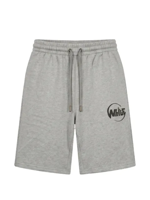 Off-White logo-print drawstring-waist shorts
