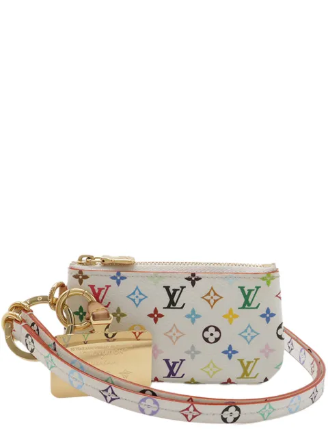 Louis Vuitton Pre-Owned 2025 무라카미 다카시 모노그램 멀티컬러 홀더 휴대폰 케이스
