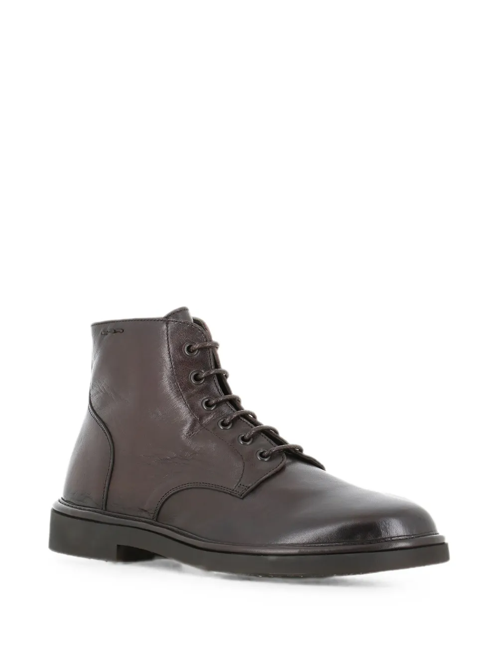Alexander Hotto lace-up leather ankle boots Bruin