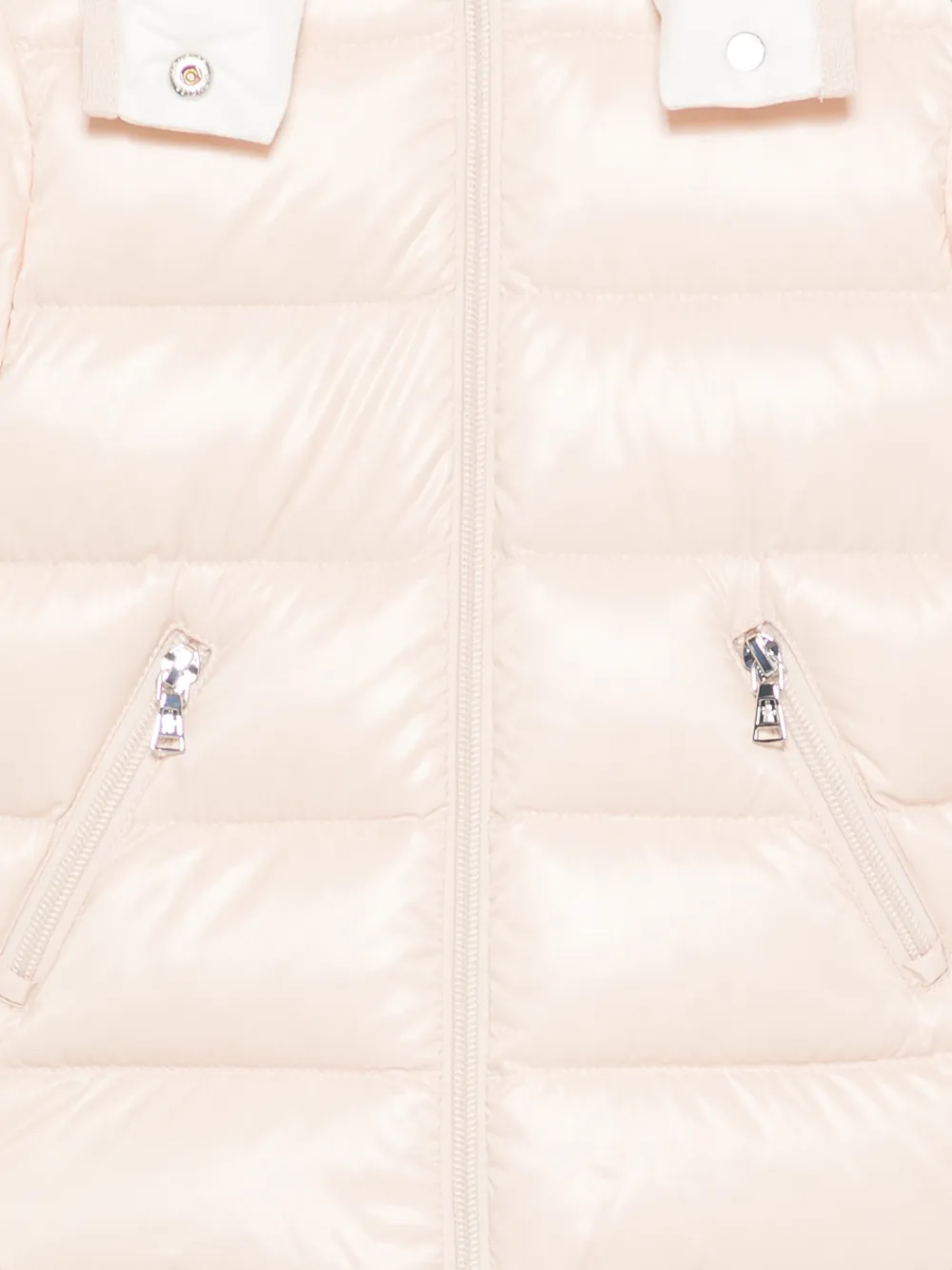 Moncler Enfant Bady jack met capuchon Roze