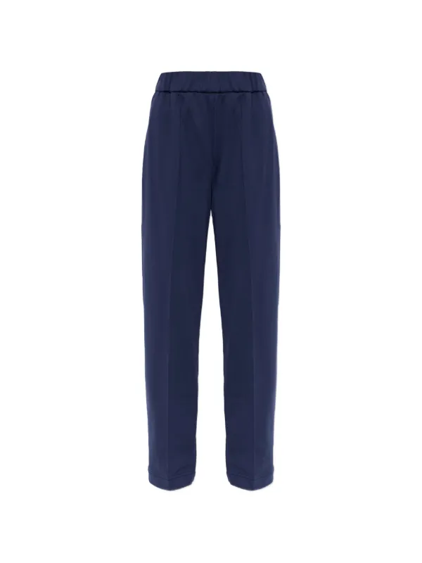 Moncler Technical Fleece Trousers in Blue