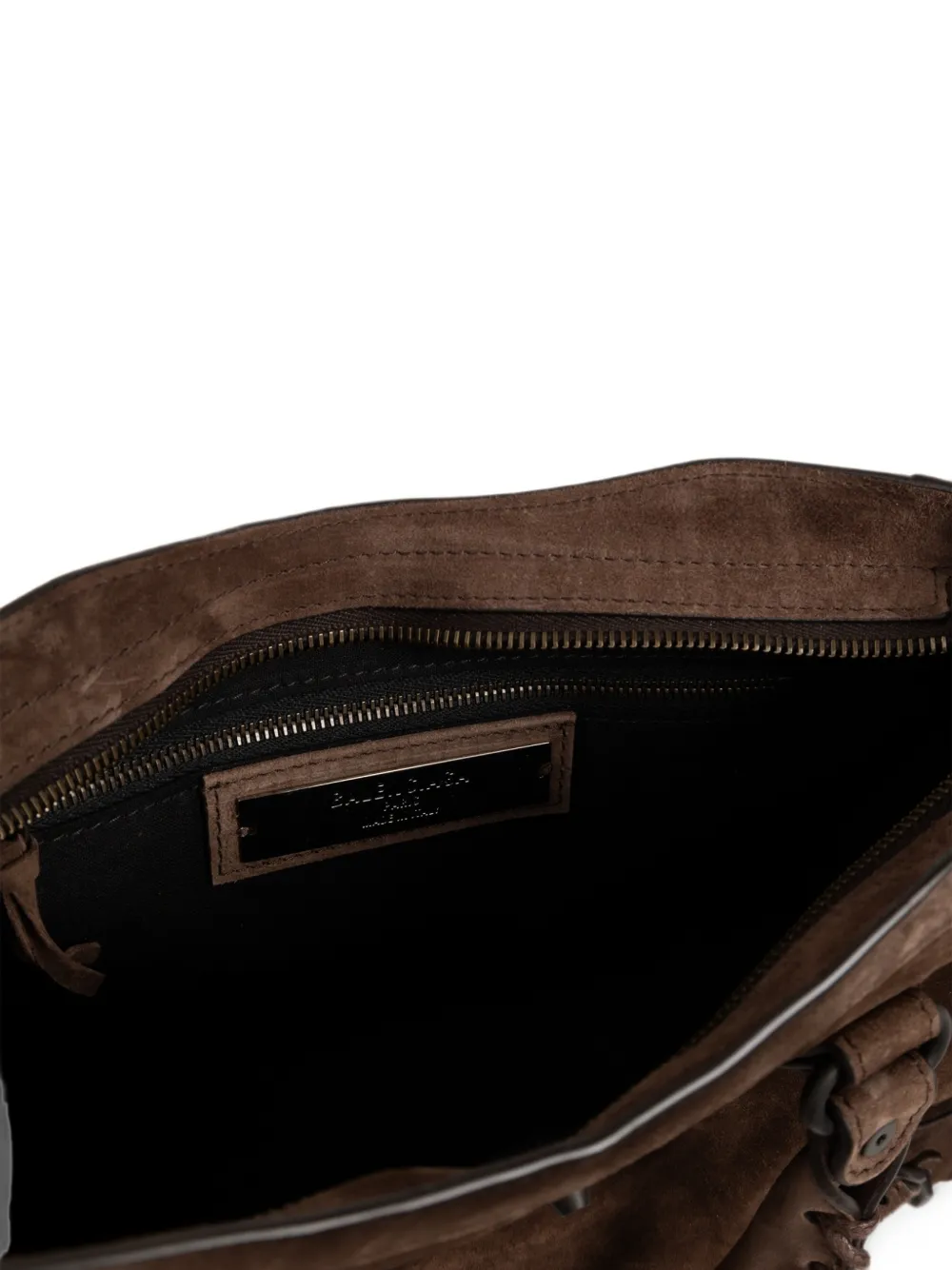 Balenciaga Kleine Le City leren shopper Bruin