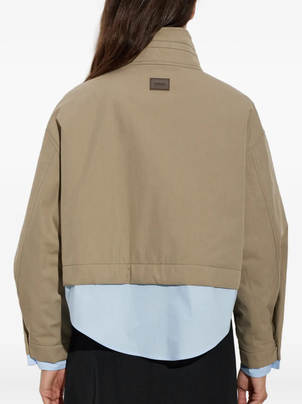 Moschino Jack met hoge hals Beige