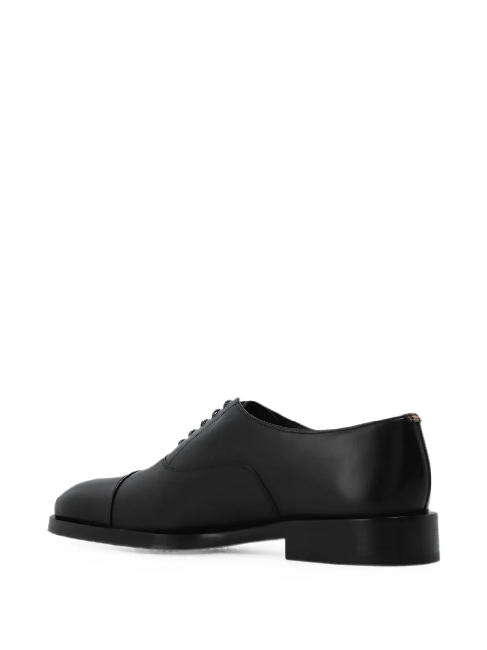 Paul Smith Garson cap-toe leather Oxford shoes Zwart