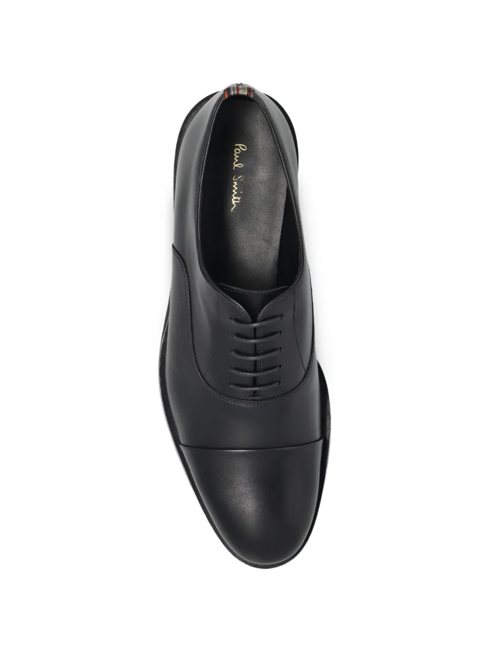 Paul Smith Garson cap-toe leather Oxford shoes Zwart
