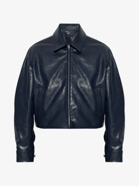 rag & bone zip-up collared jacket