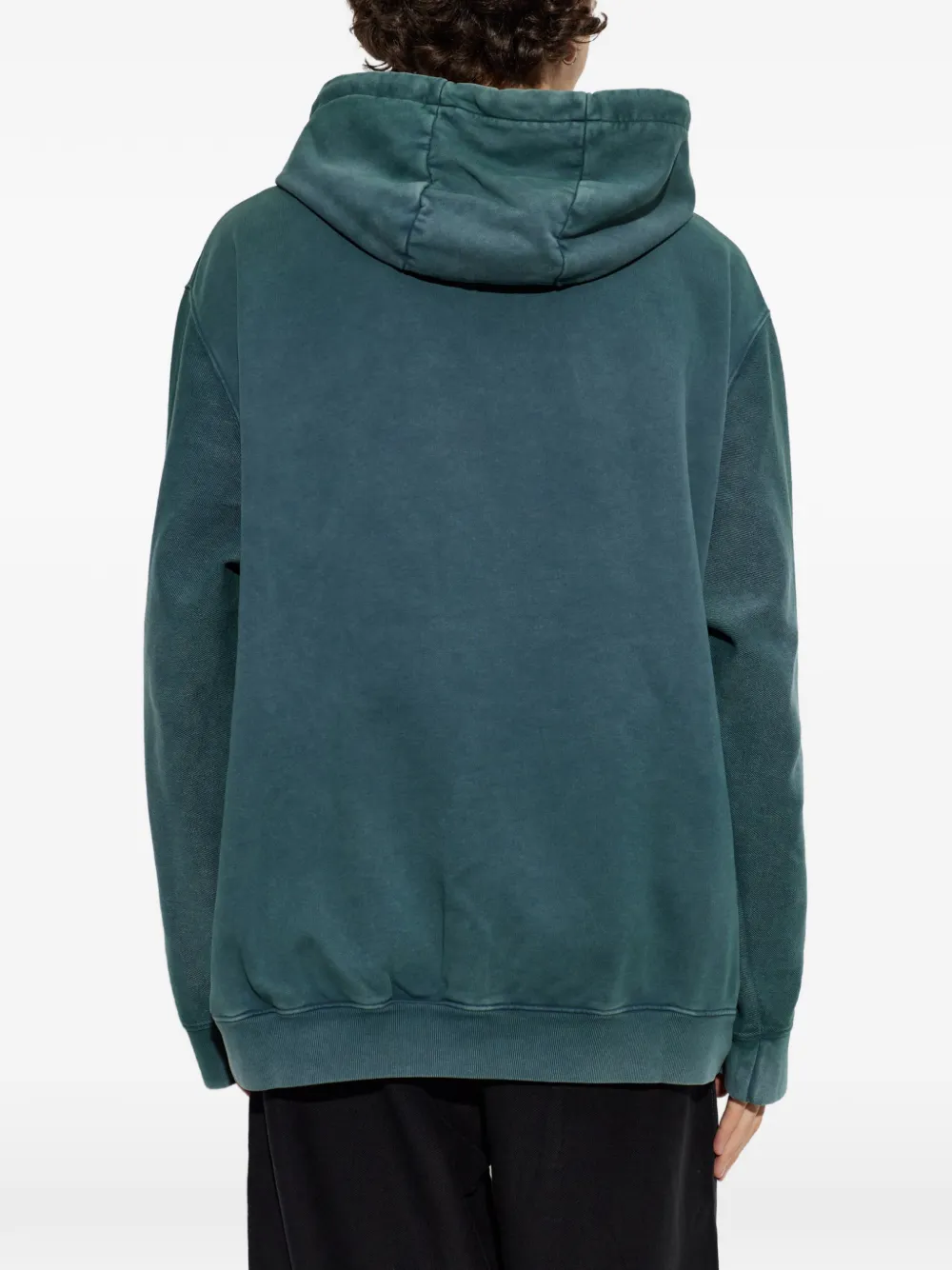 Moschino Hoodie met geborduurd logo Groen