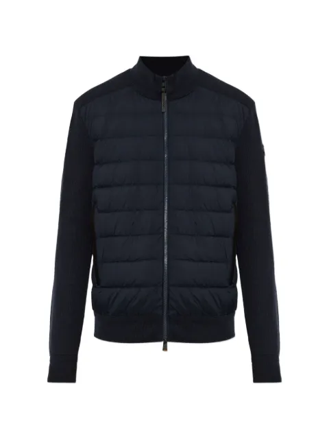 Moncler quilted panelled sweater