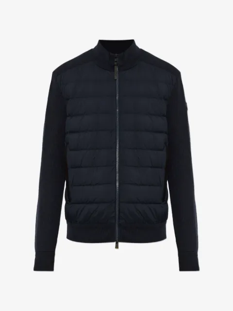 Moncler quilted panelled sweater