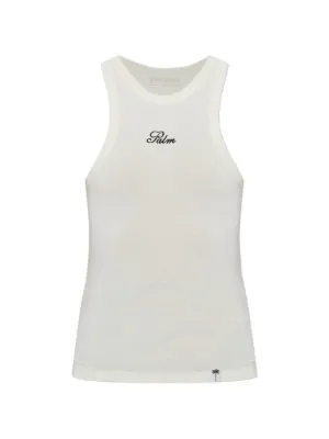 AMI Paris White Cotton Ami De Coeur Tank Top | White | FARFETCH