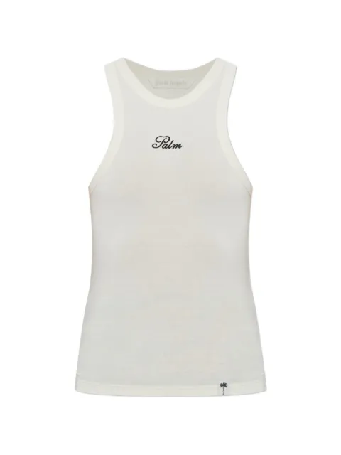 Palm Angels embroidered-logo tank top
