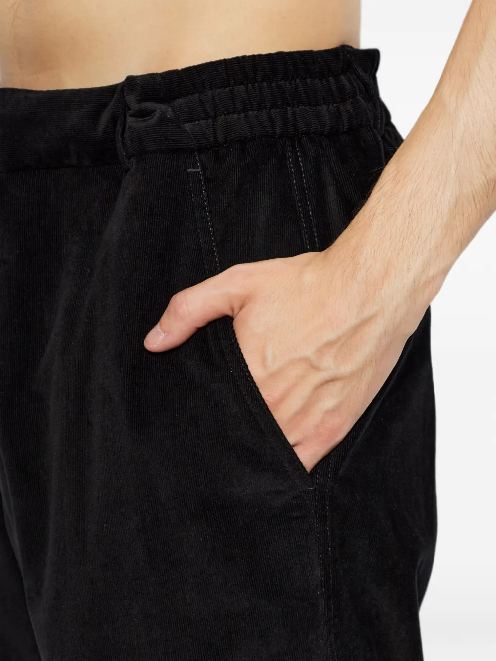 Moncler Ribfluwelen broek Zwart