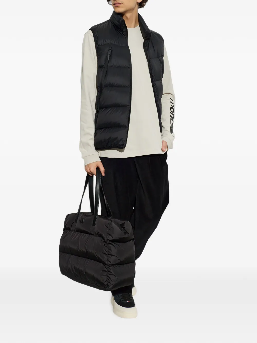Moncler Ribfluwelen broek Zwart