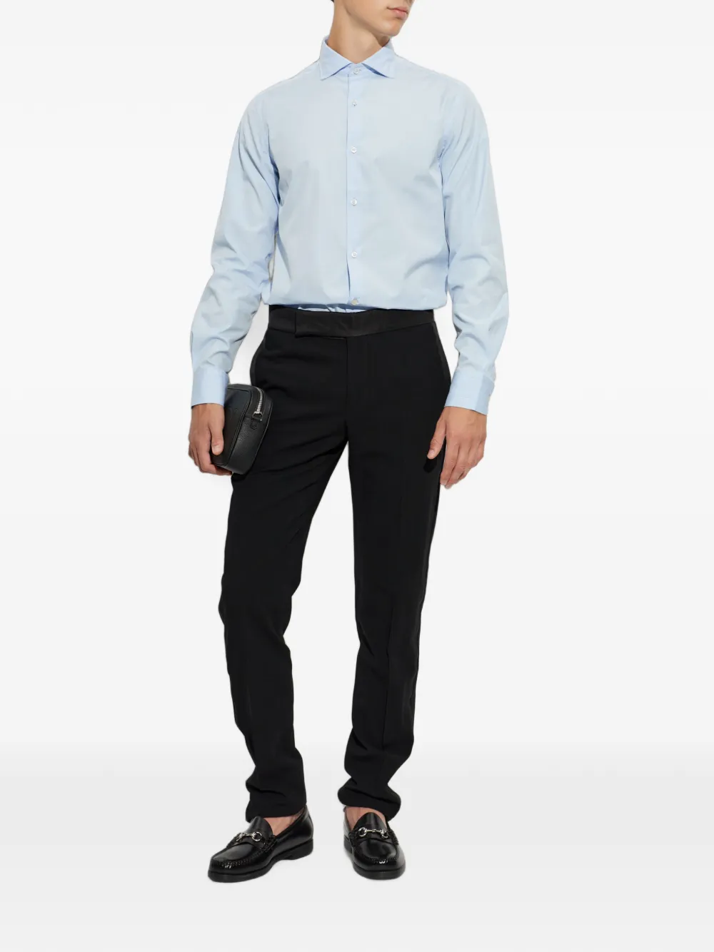Paul & Shark Soffio katoenen-shirt met lange mouwen Blauw