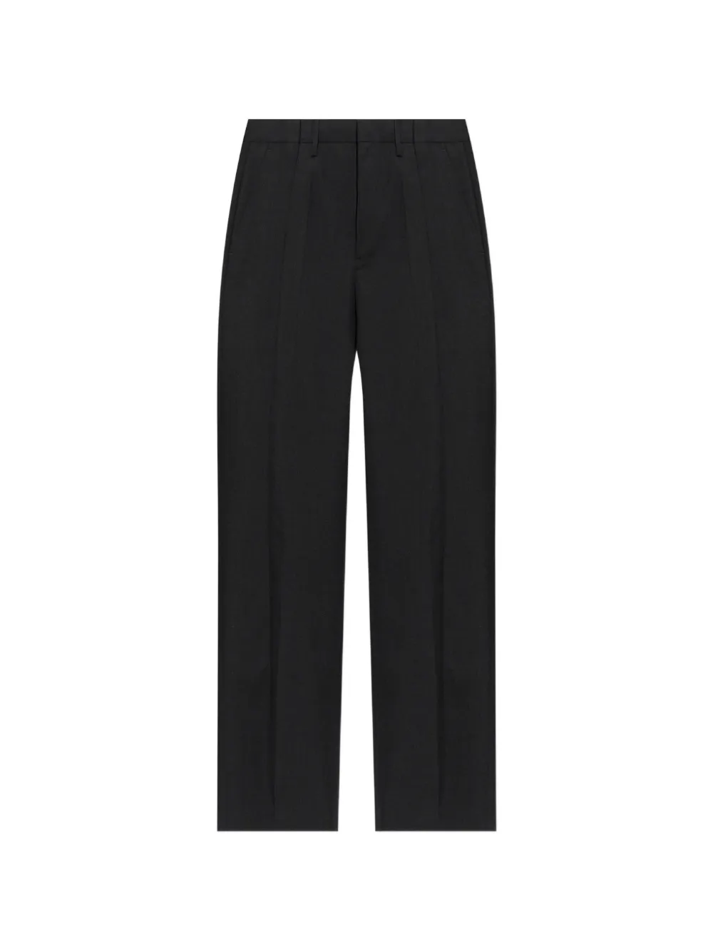 Maison Margiela pressed-crease wool trousers - Nero