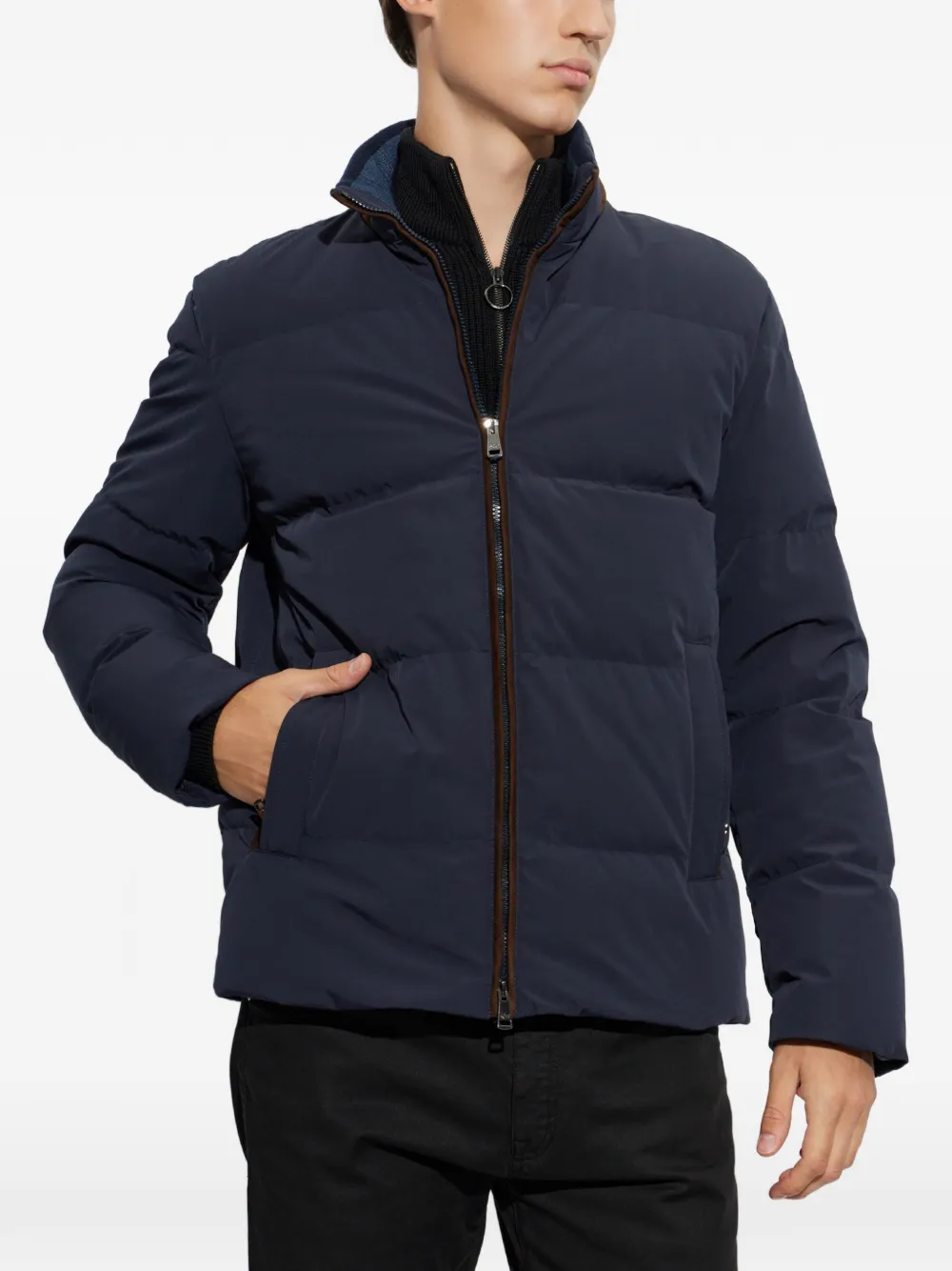 Paul & Shark Gewatteerd donsjack Blauw