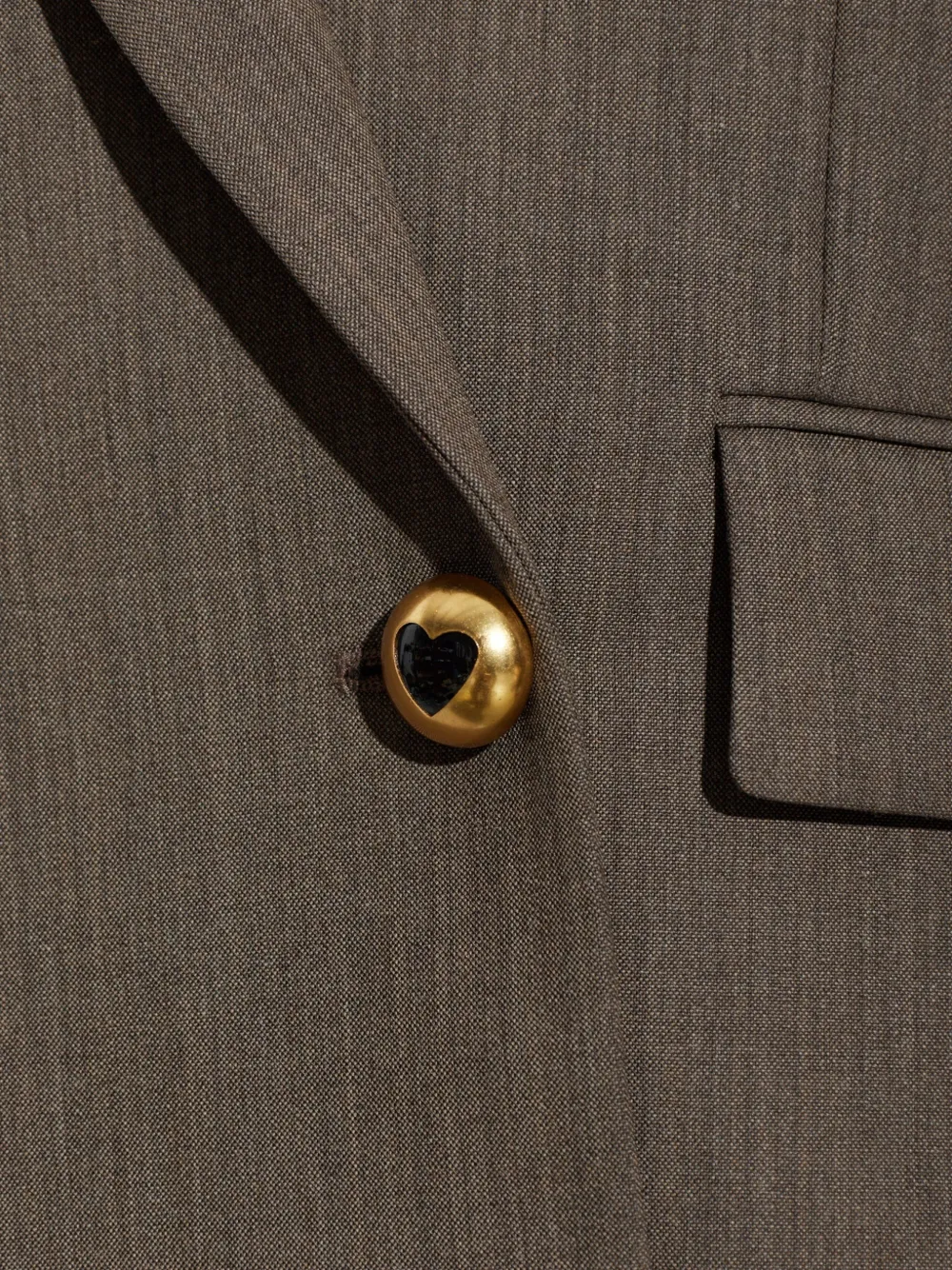 Moschino Blazer met dubbele rij knopen Bruin