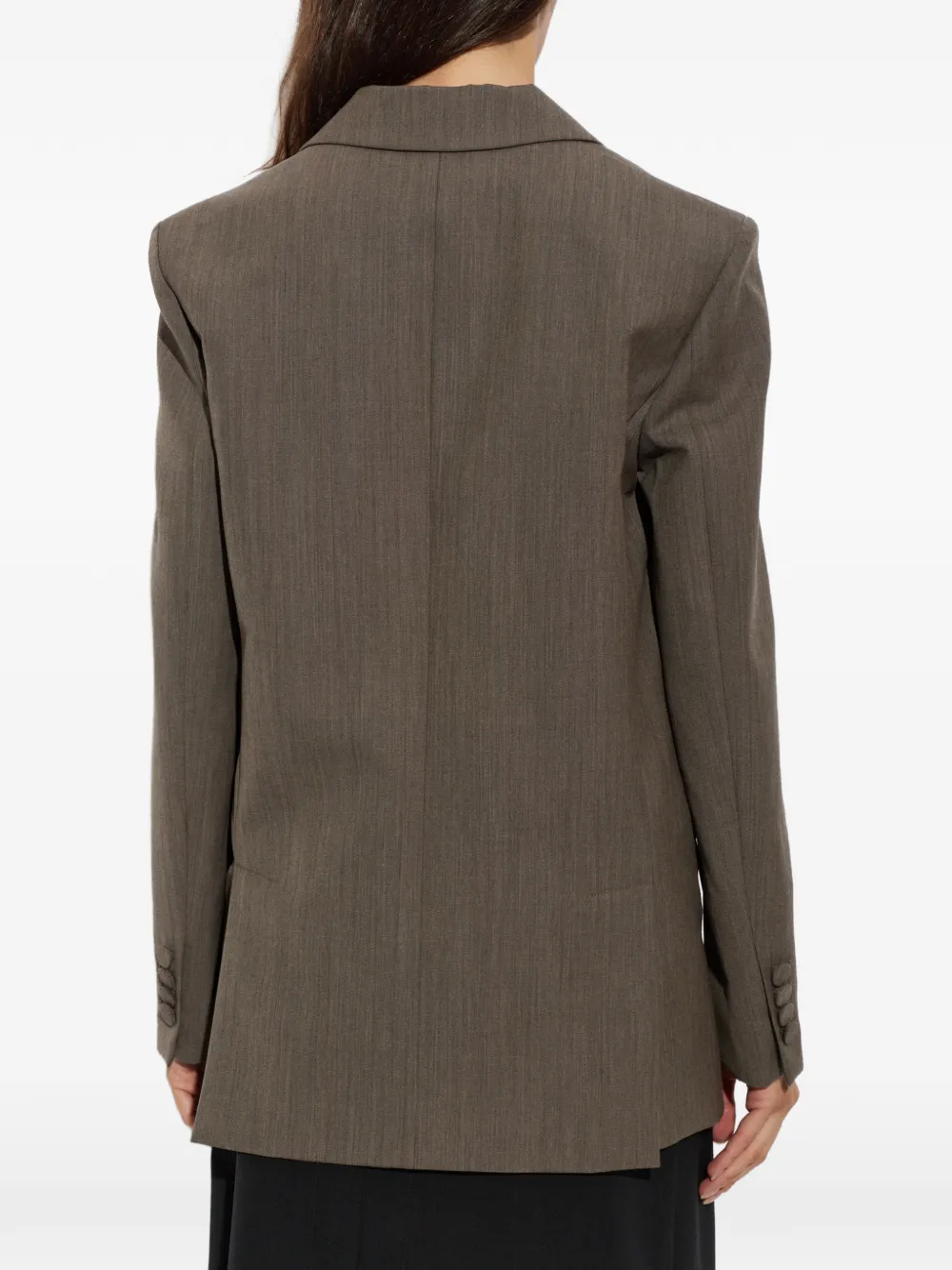Moschino Blazer met dubbele rij knopen Bruin