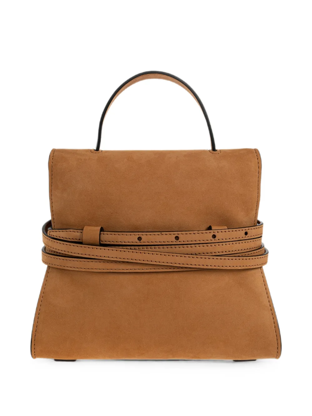 Moschino Kleine Tie Me shopper met gespband Bruin