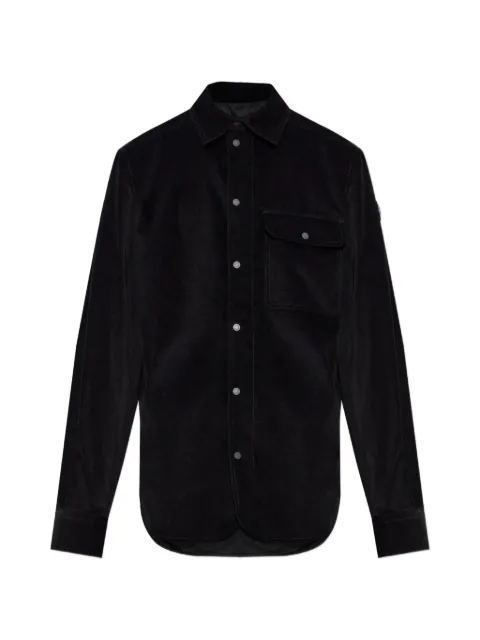 Moncler chest-pocket corduroy shirt