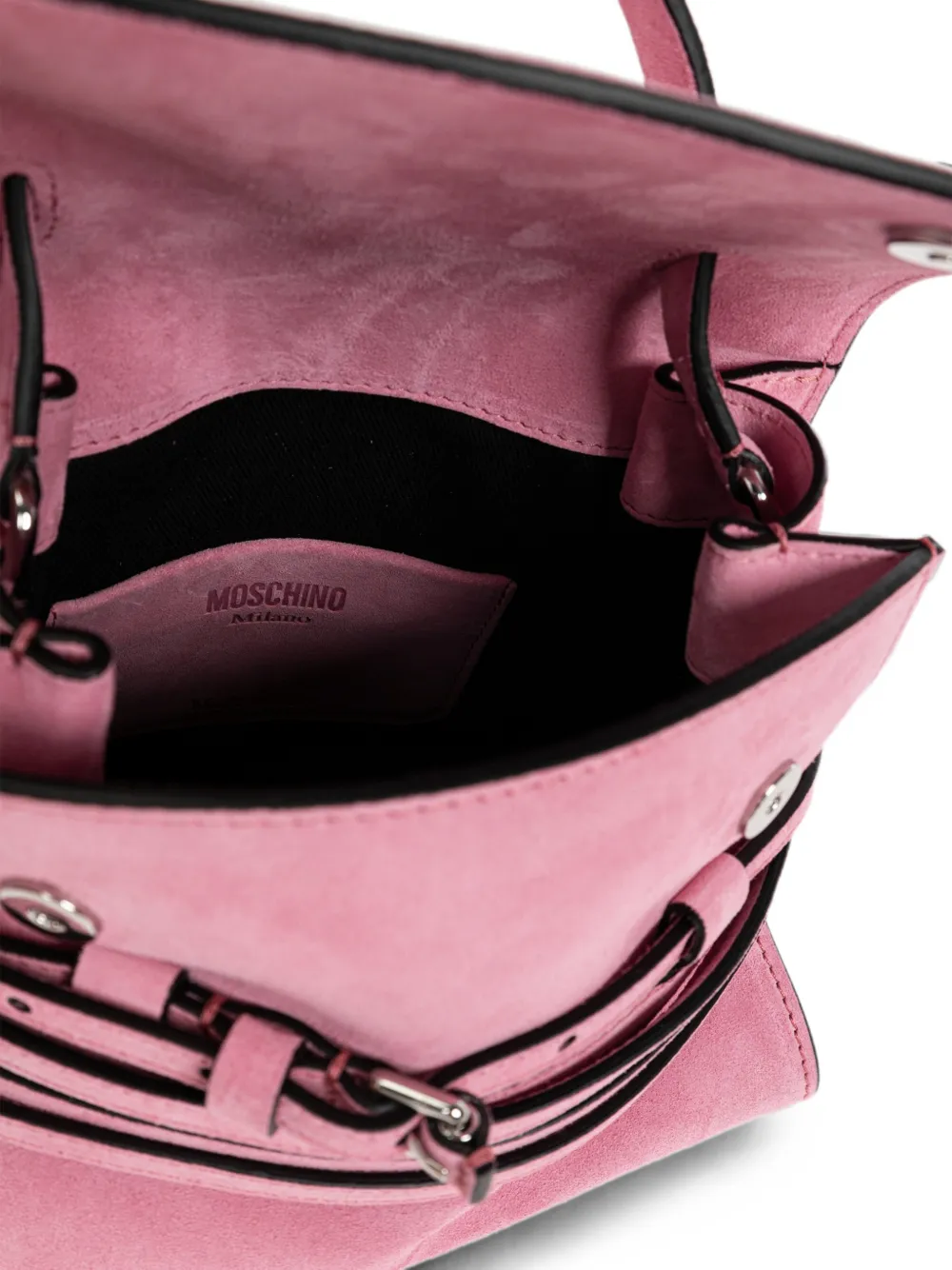 Moschino Tie Me mini-tas Roze