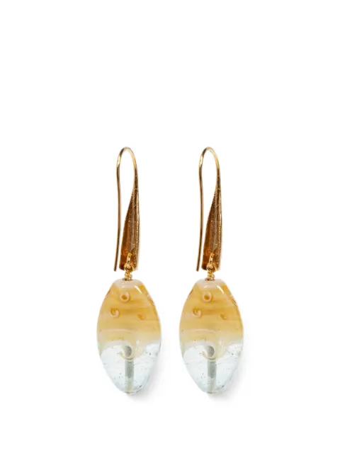 Forte Forte glass-pendant drop earrings