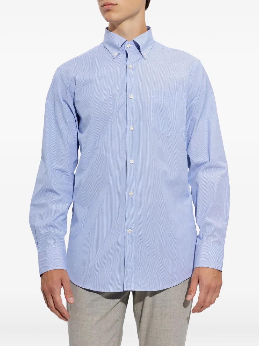 Paul & Shark Gestreept overhemd Blauw