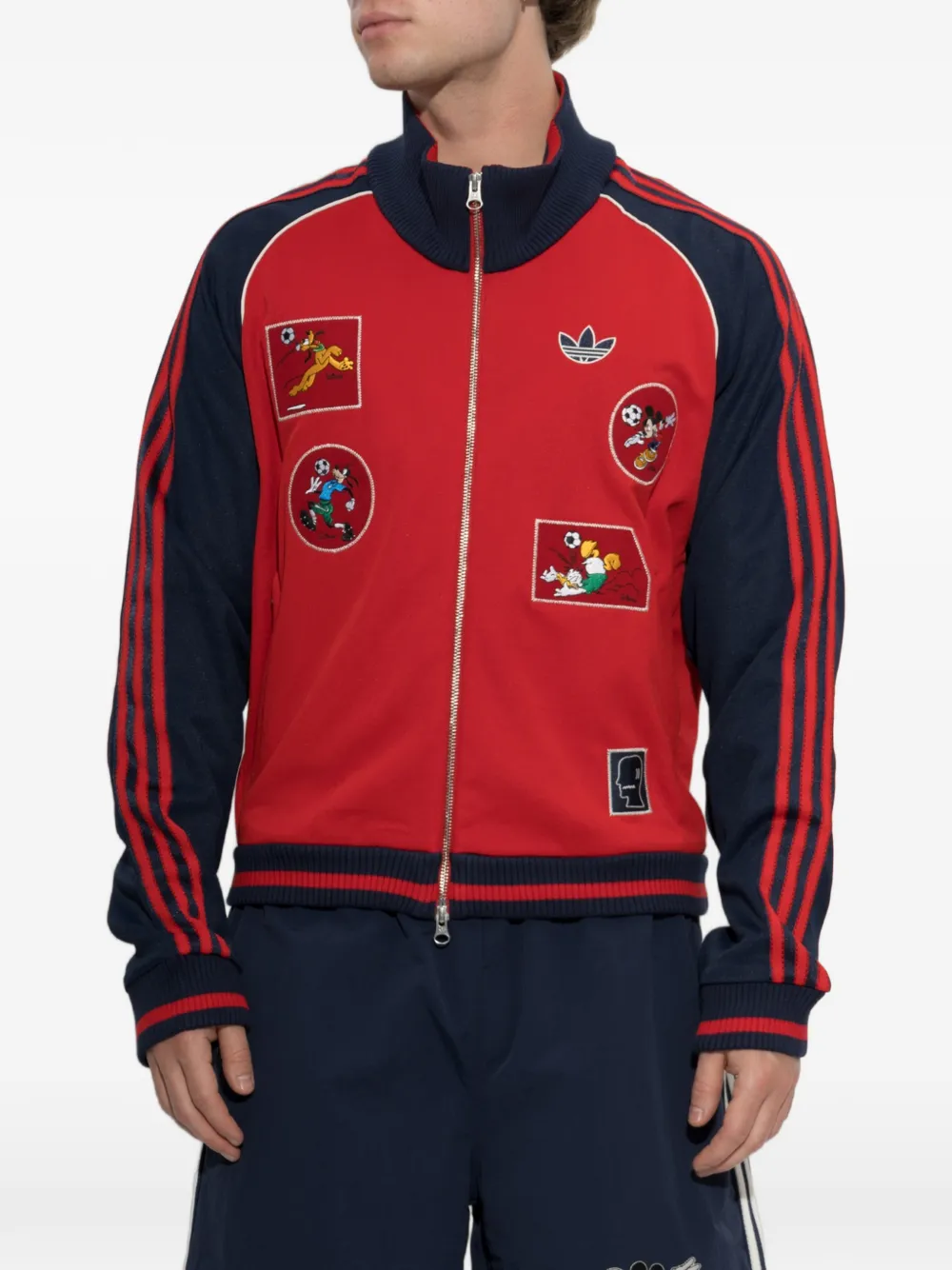 adidas x Disney x Brain Dead patch-detail sweatshirt Rood