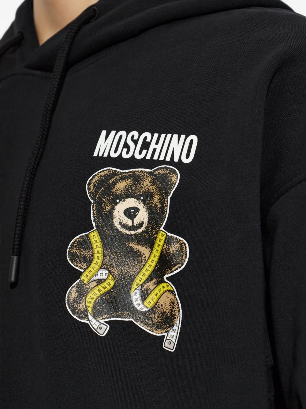 Moschino Teddy Bear hoodie Zwart