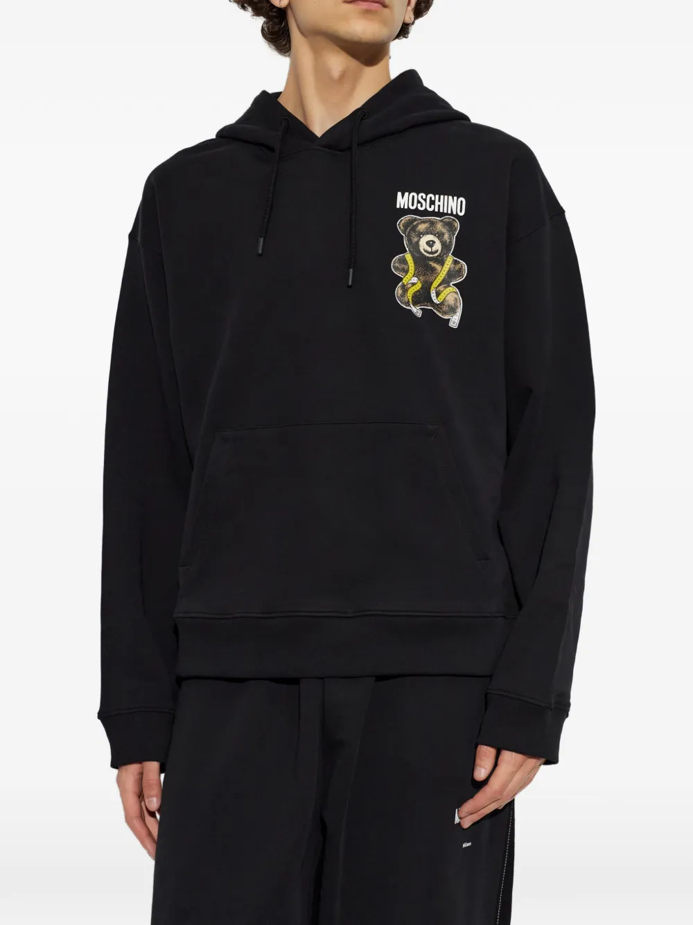 Moschino Teddy Bear hoodie Zwart