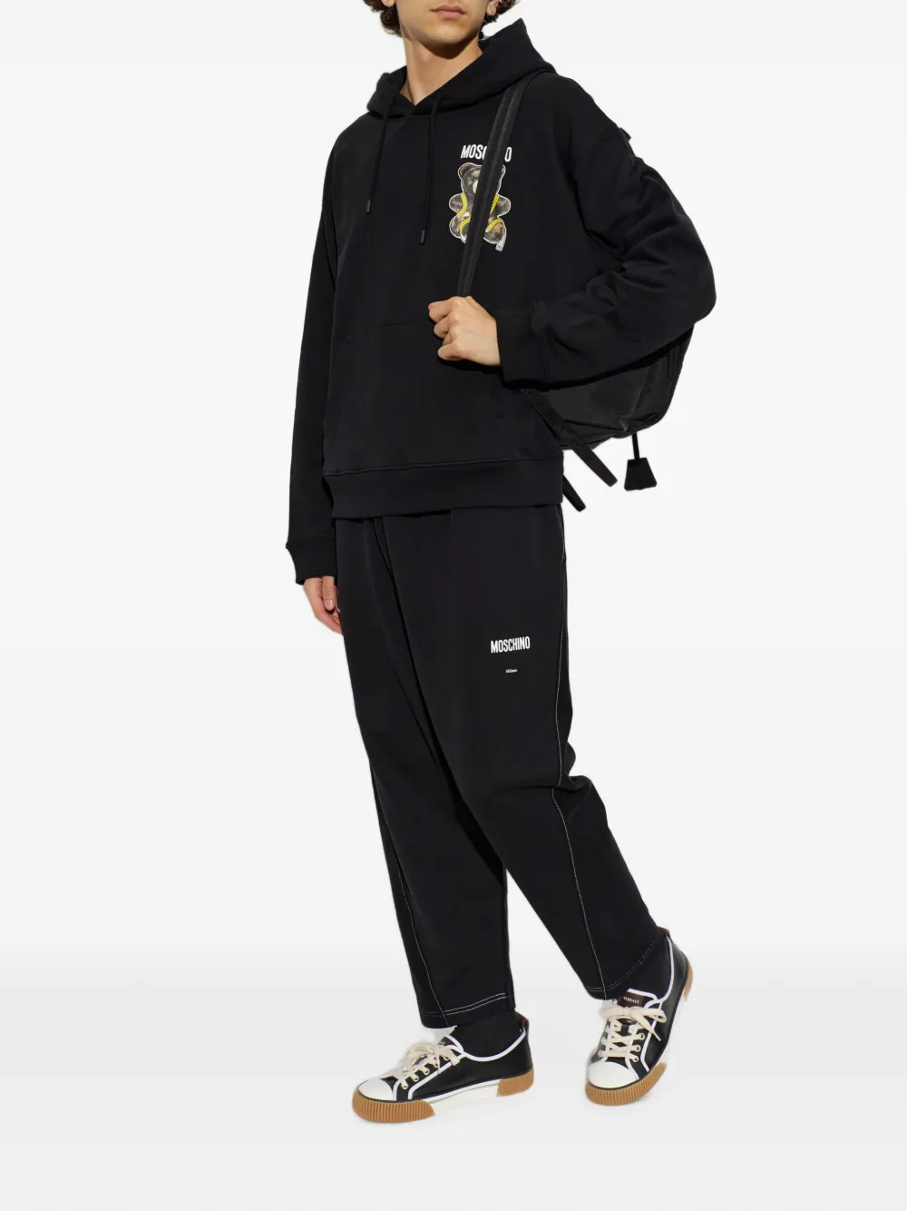 Moschino Teddy Bear hoodie Zwart