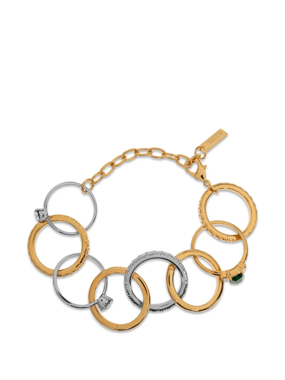 Moschino Verzierte Armspange - Gold