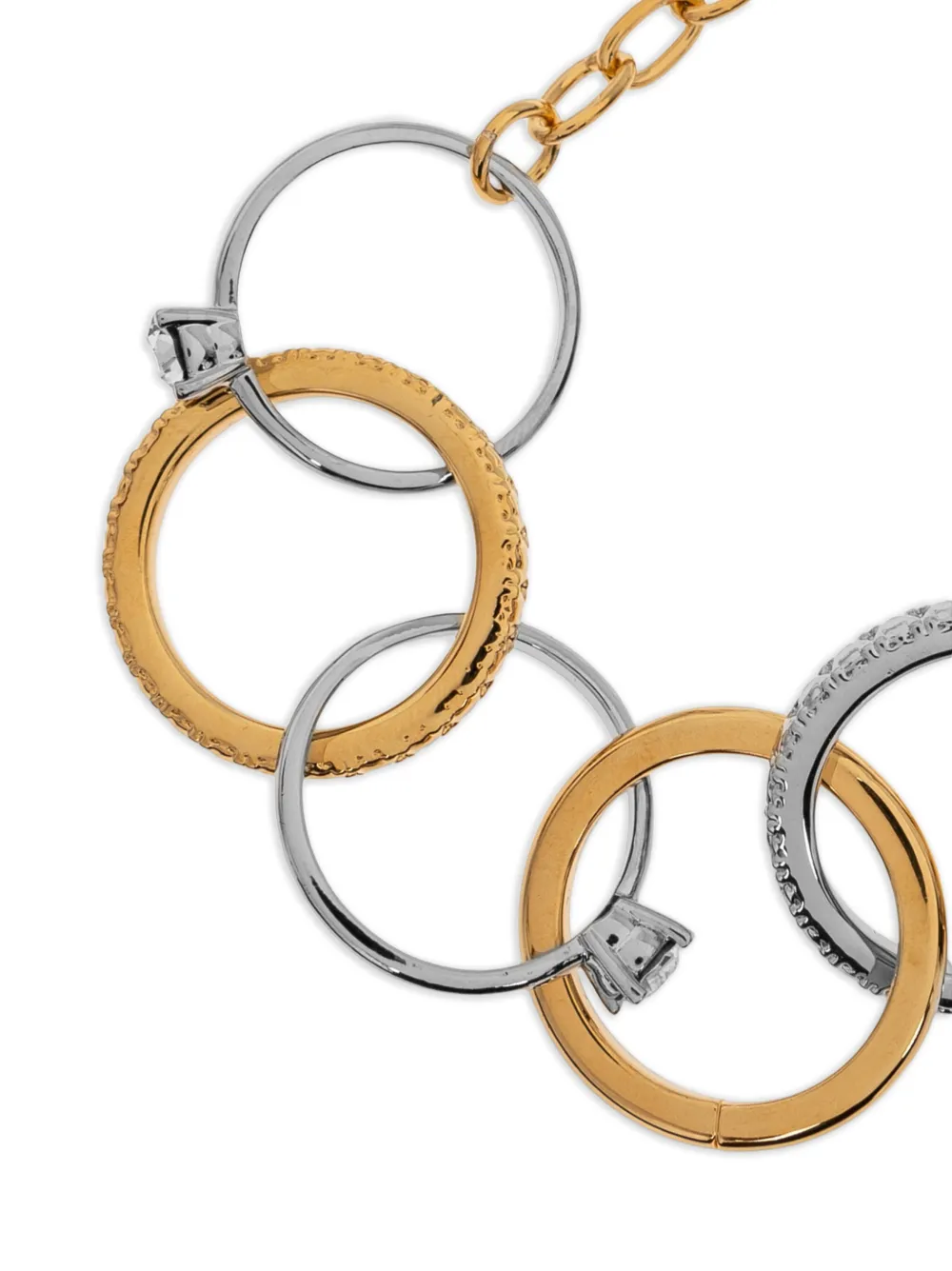 Moschino Ring-embellished Bracelet in Gold, view 3