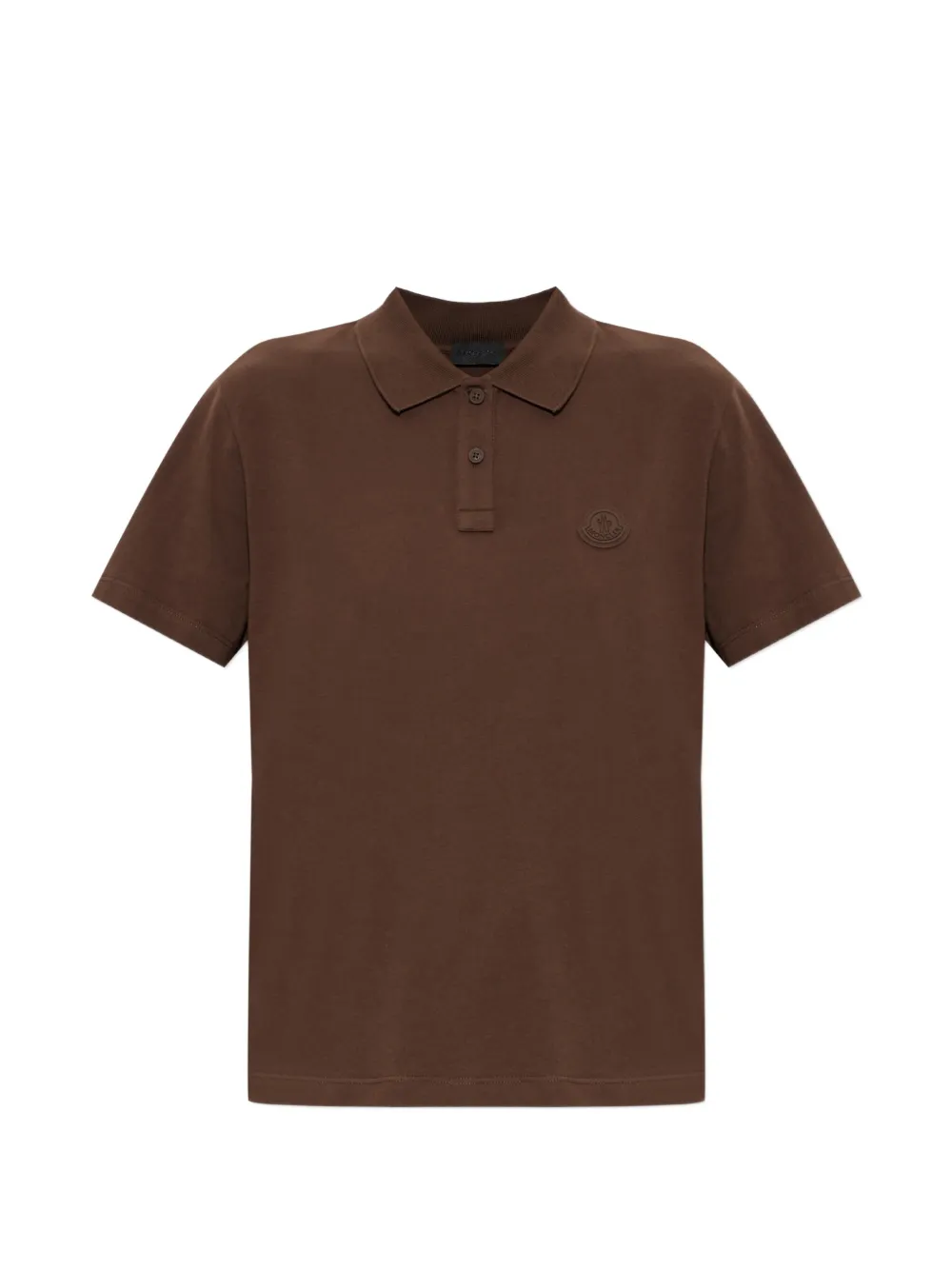 Moncler logo-patch polo shirt