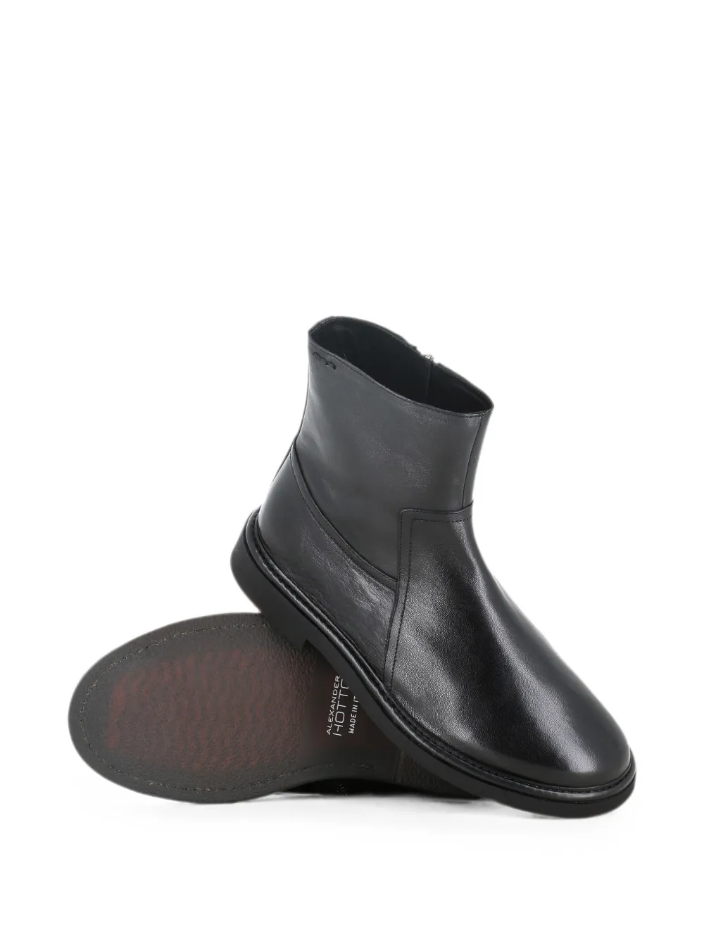 Alexander Hotto leather boots Zwart