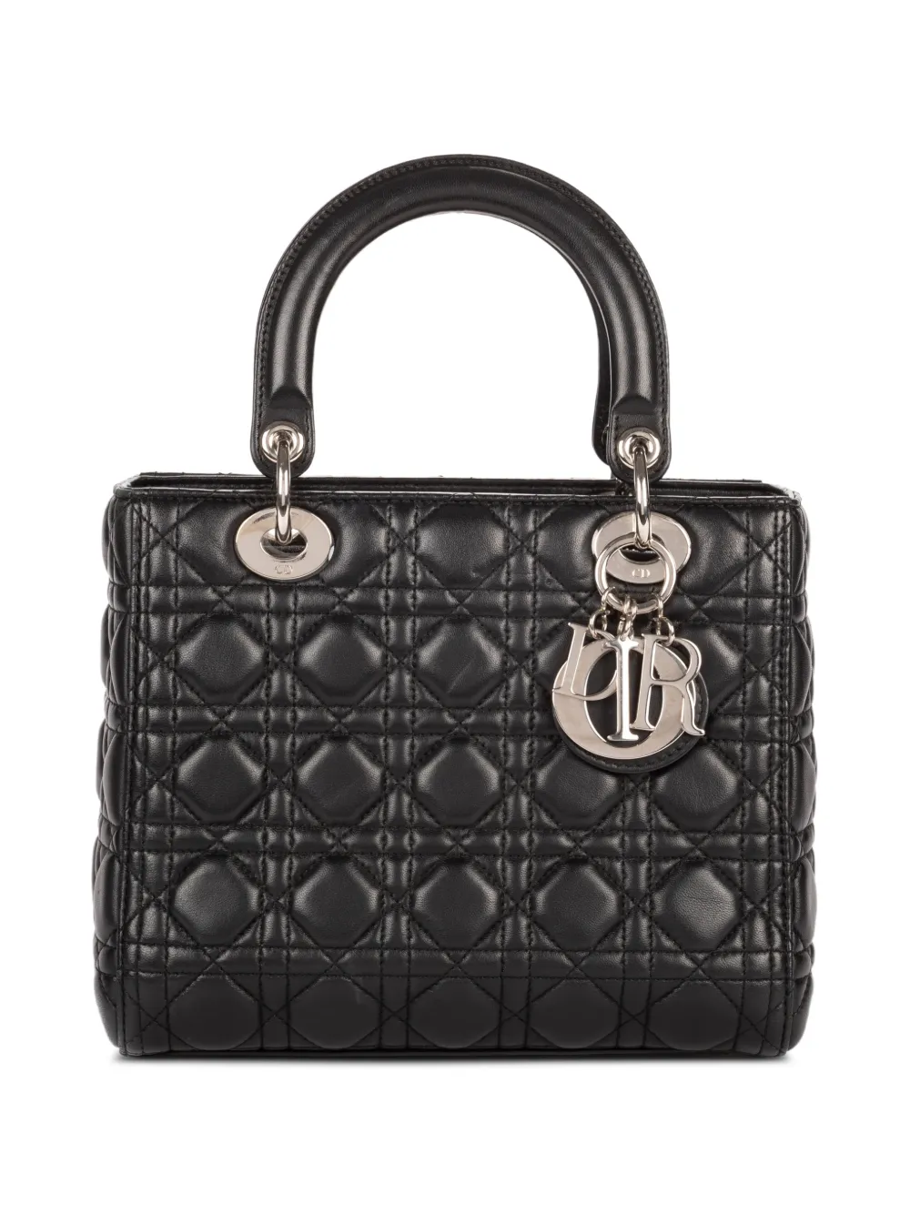 Christian Dior Pre-Owned medium Lady Dior tote bag - Black