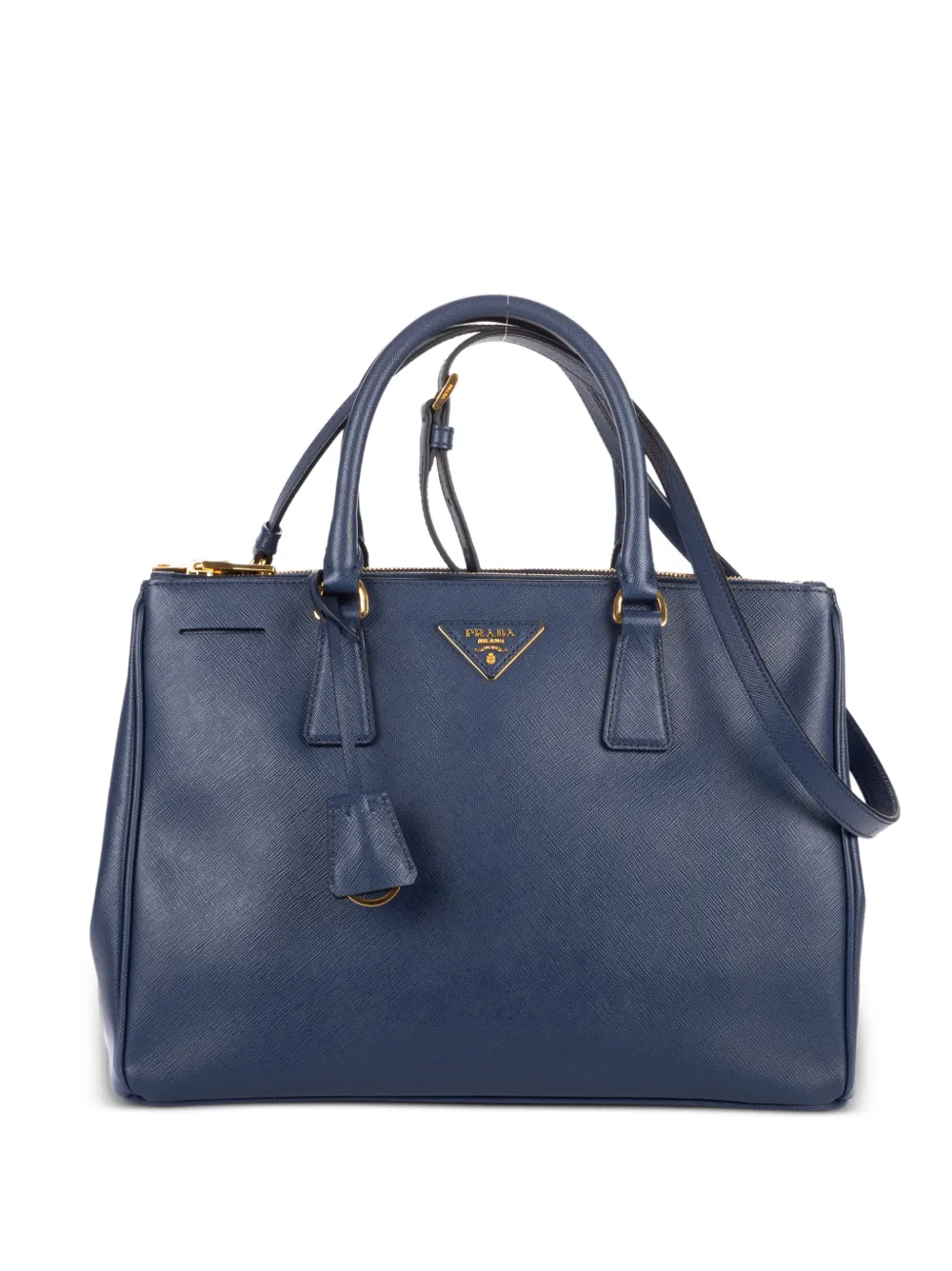 Prada Pre-Owned medium Galleria double-zip tote bag - Blue